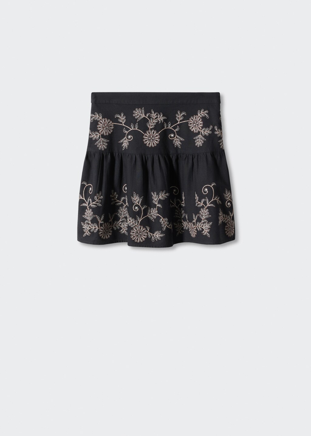 Embroidered cotton skirt - Article without model