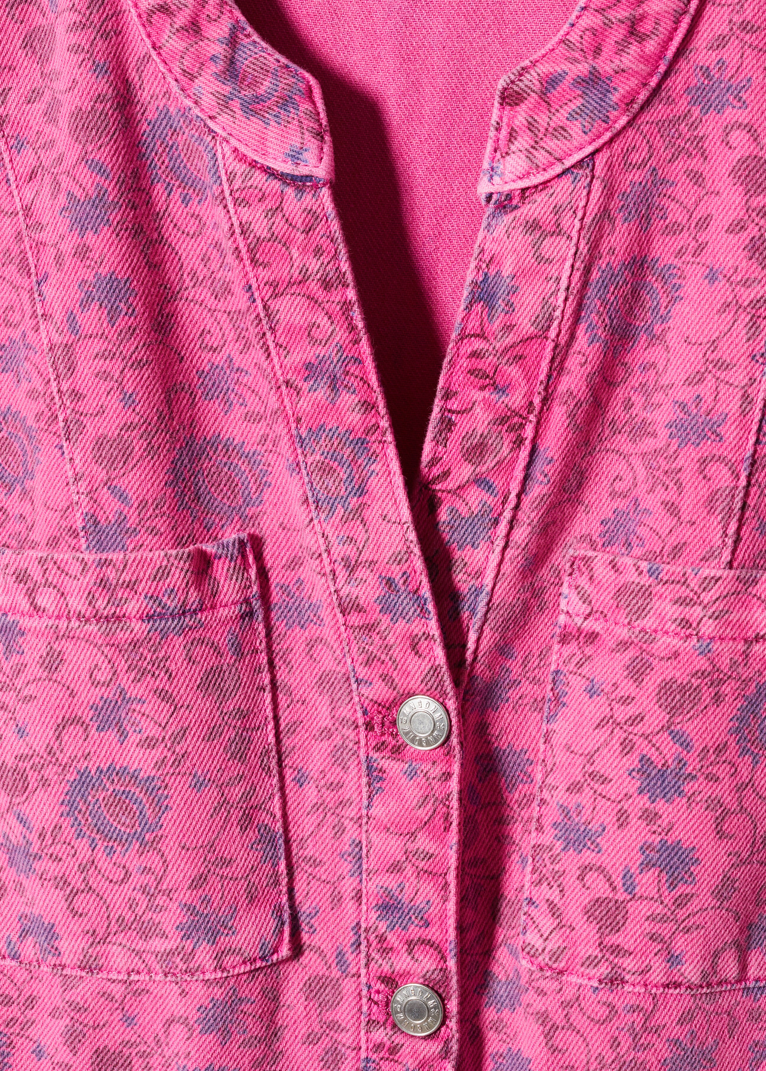 Printed denim jumpsuit - Details of the article 8