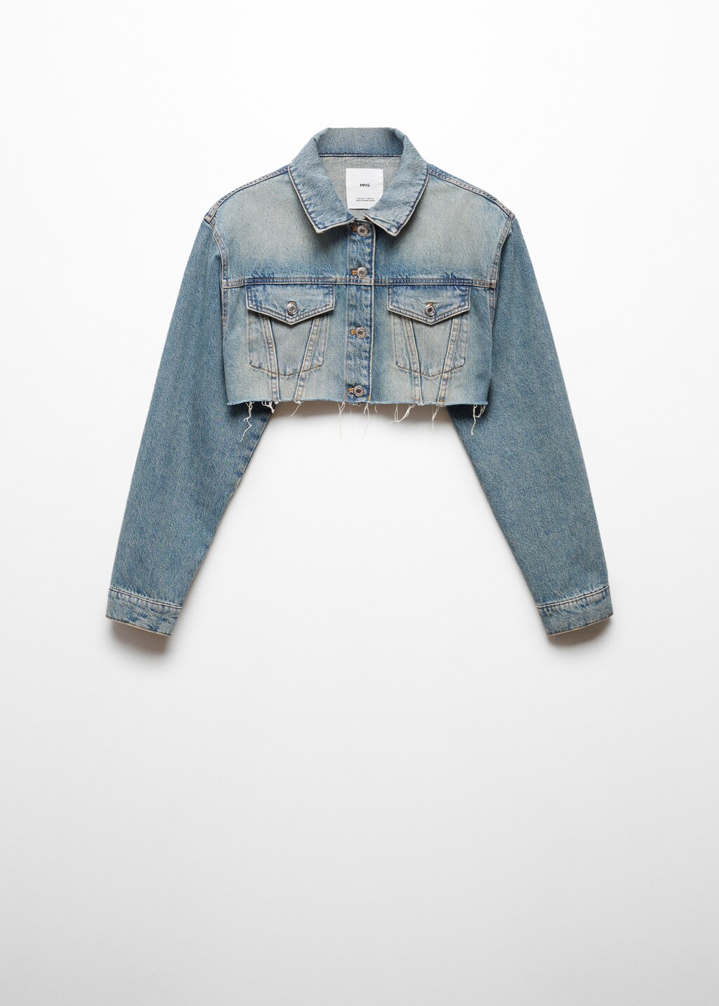 Cropped denim jacket - Article without model