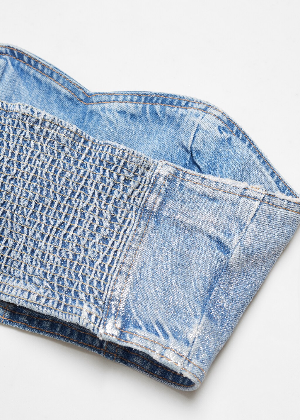 Denim glitter corset top - Details of the article 8