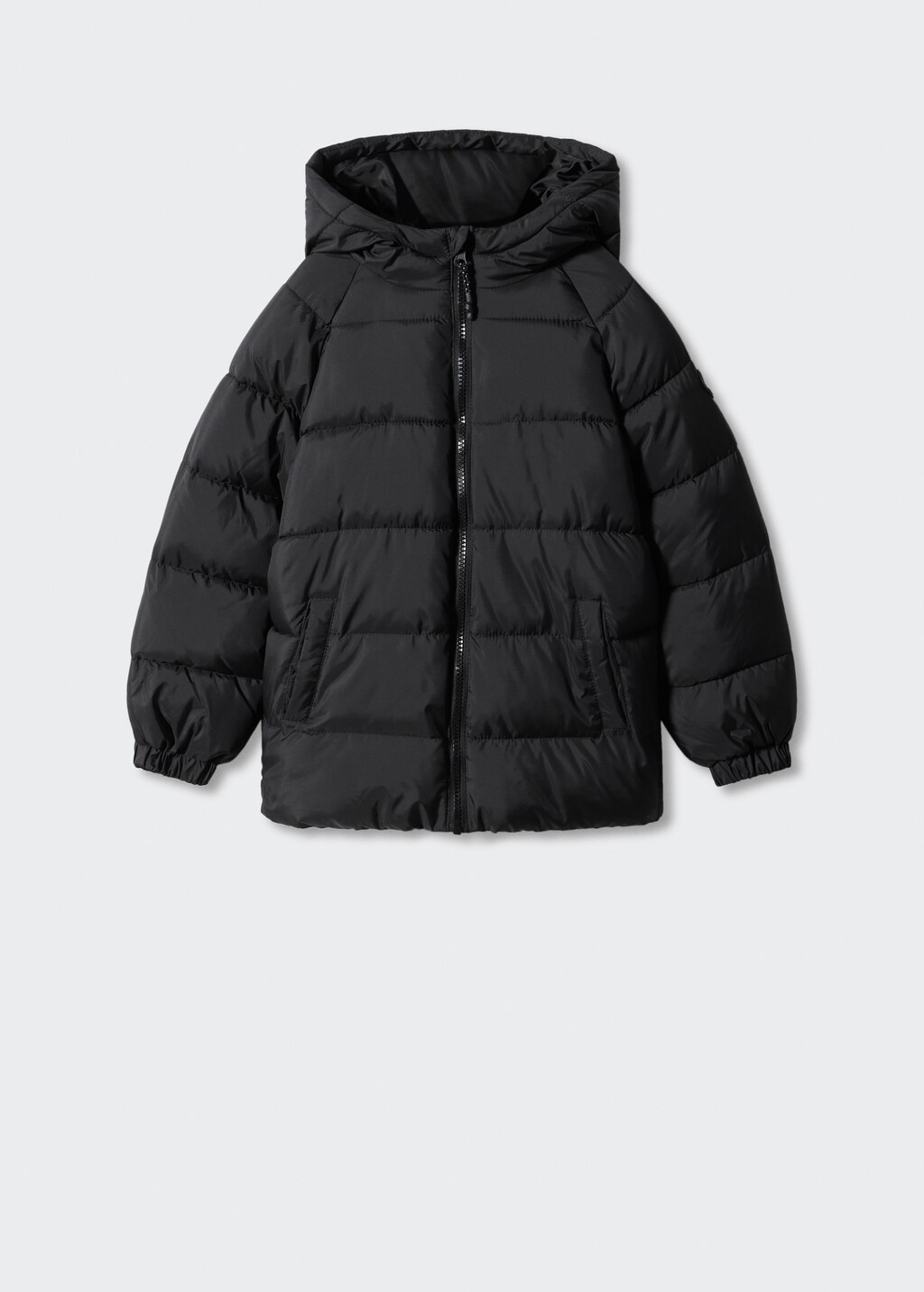 Hood quilted coat - Article without model