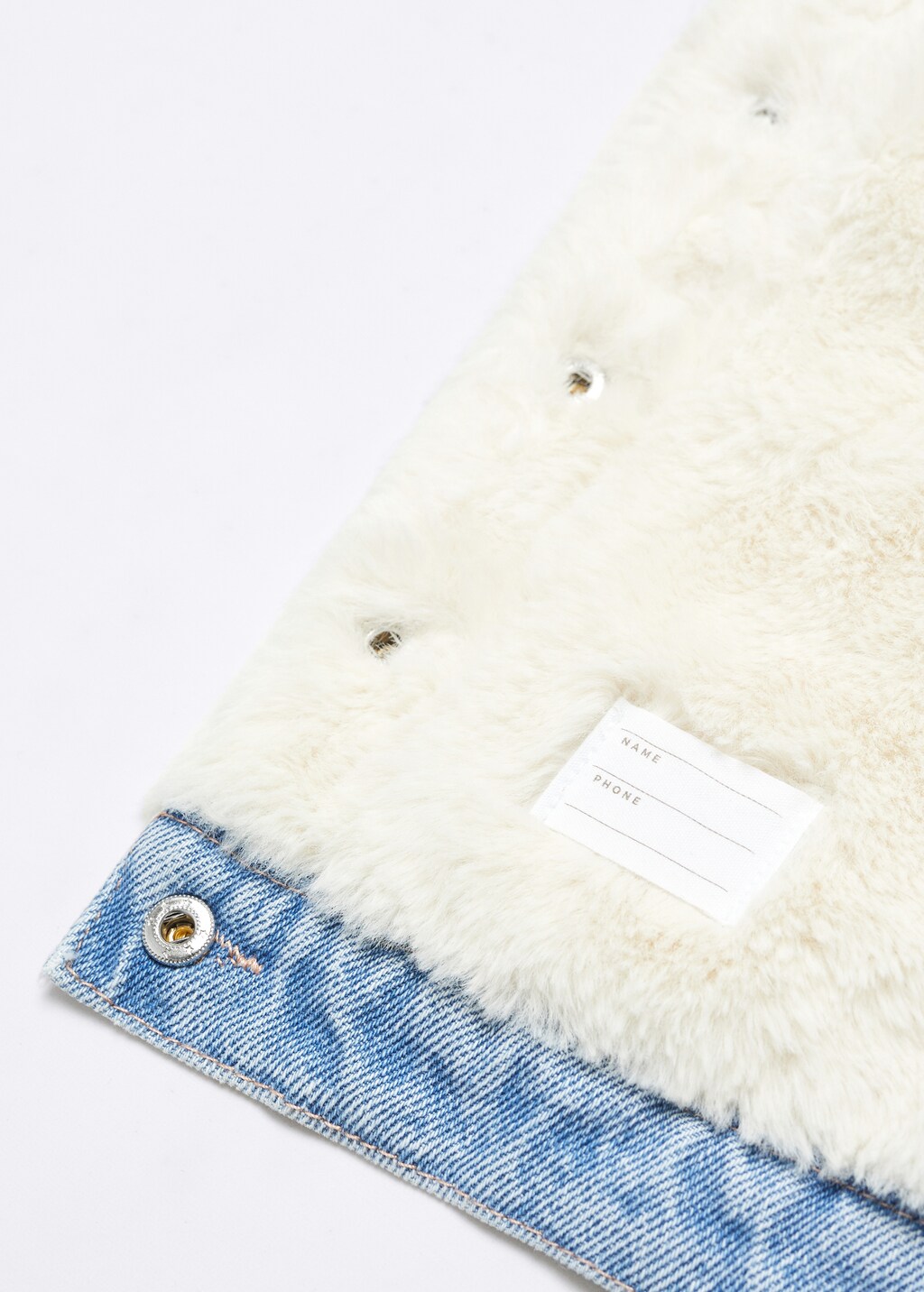 Fur-effect inner jacket - Details of the article 0