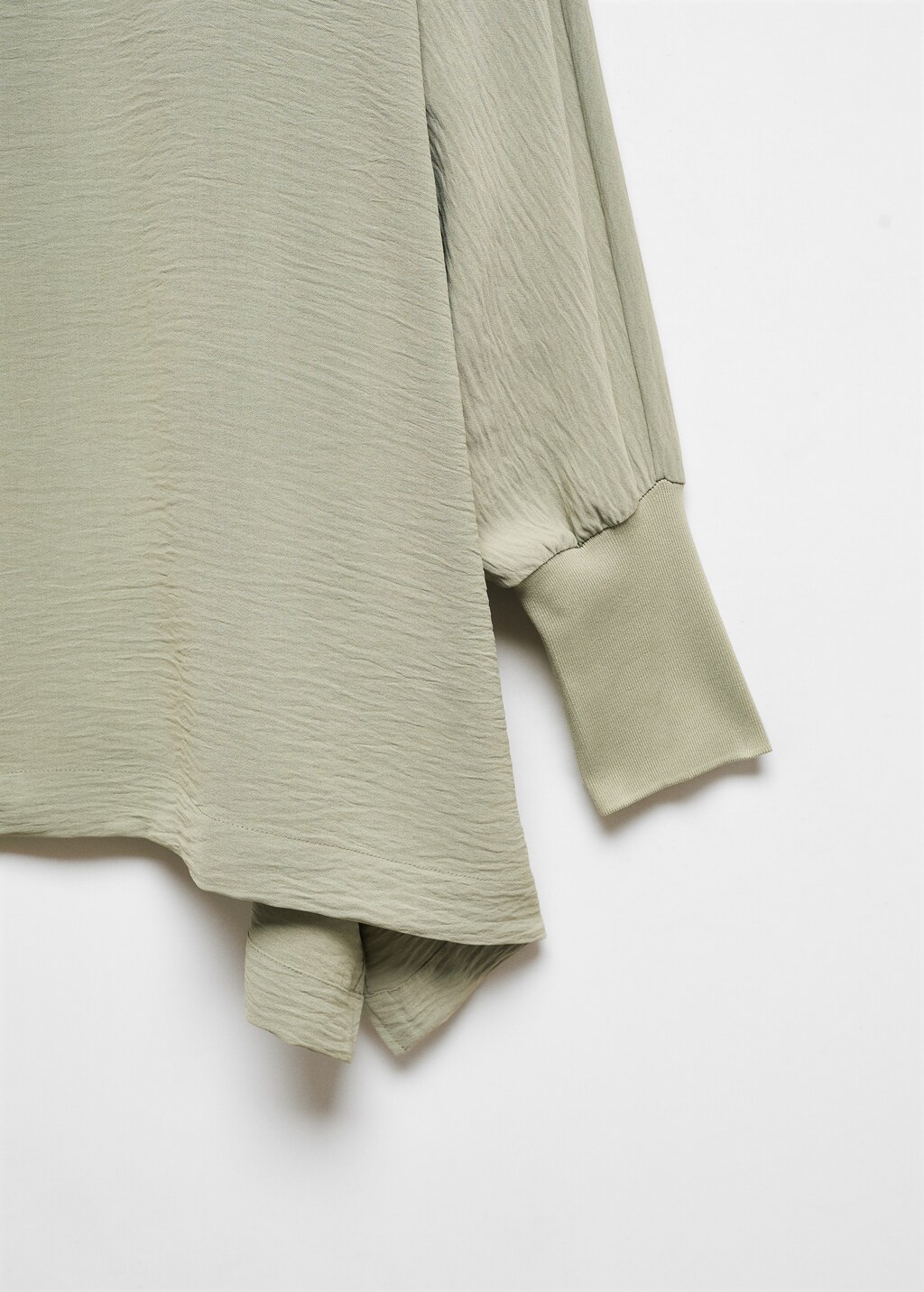 Oversized textured sweatshirt - Details of the article 8