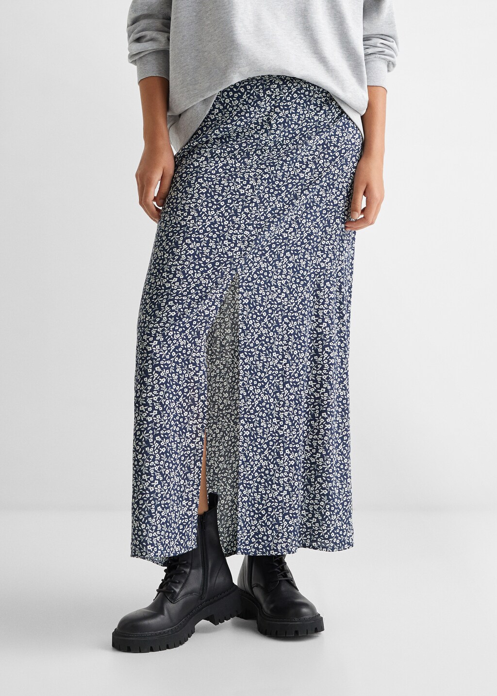 Long floral skirt - Details of the article 6