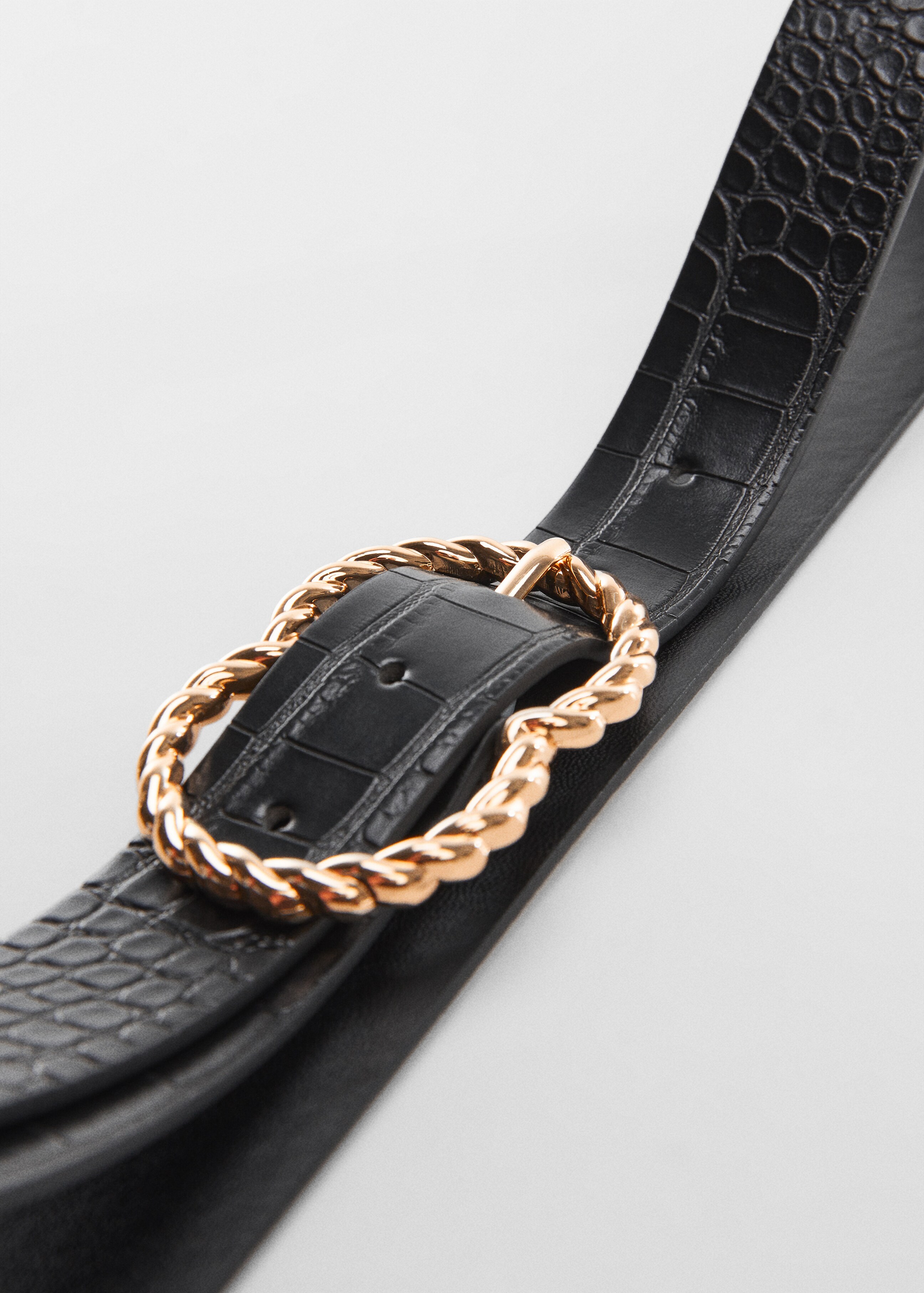 Braided belt with buckle - Details of the article 1