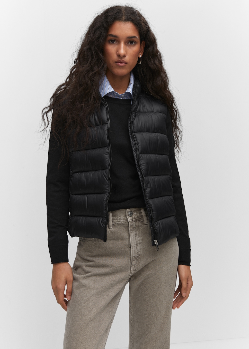 Ultra-light quilted gilet - Medium plane