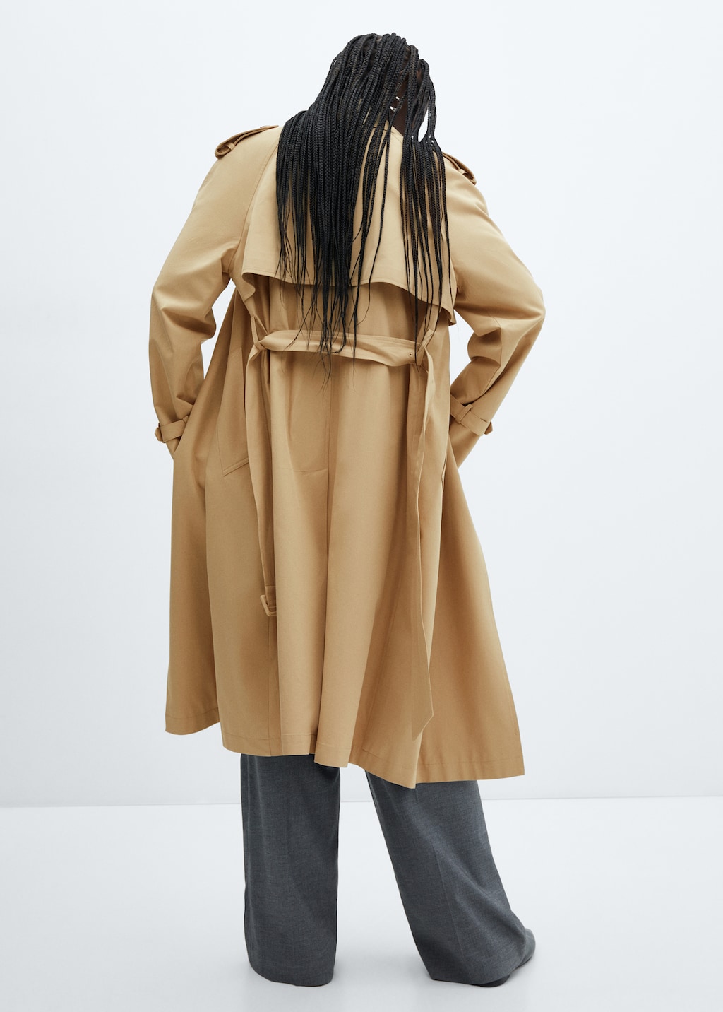 Belt flowy trench - Reverse of the article