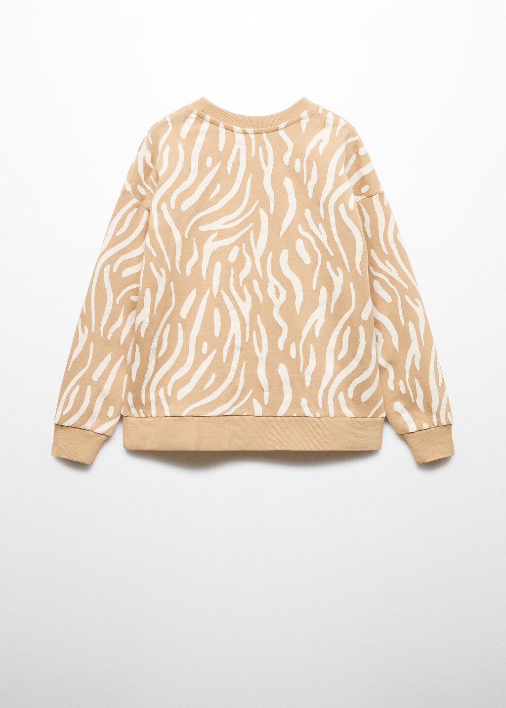 Printed cotton sweatshirt - Reverse of the article