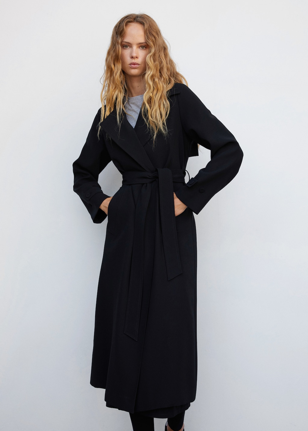 Trench oversize lazo - Plano medio