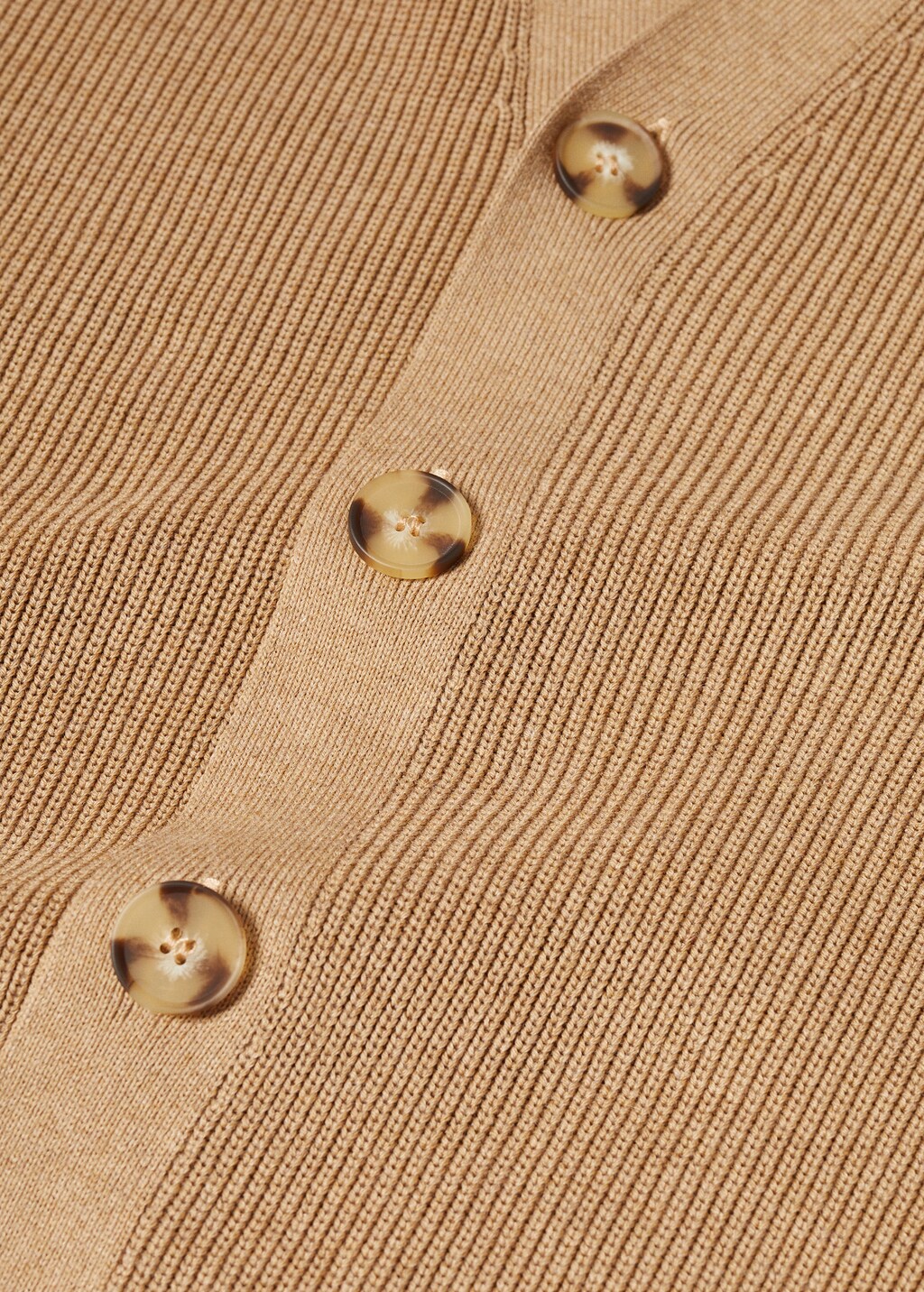 Structured cotton cardigan - Details of the article 8