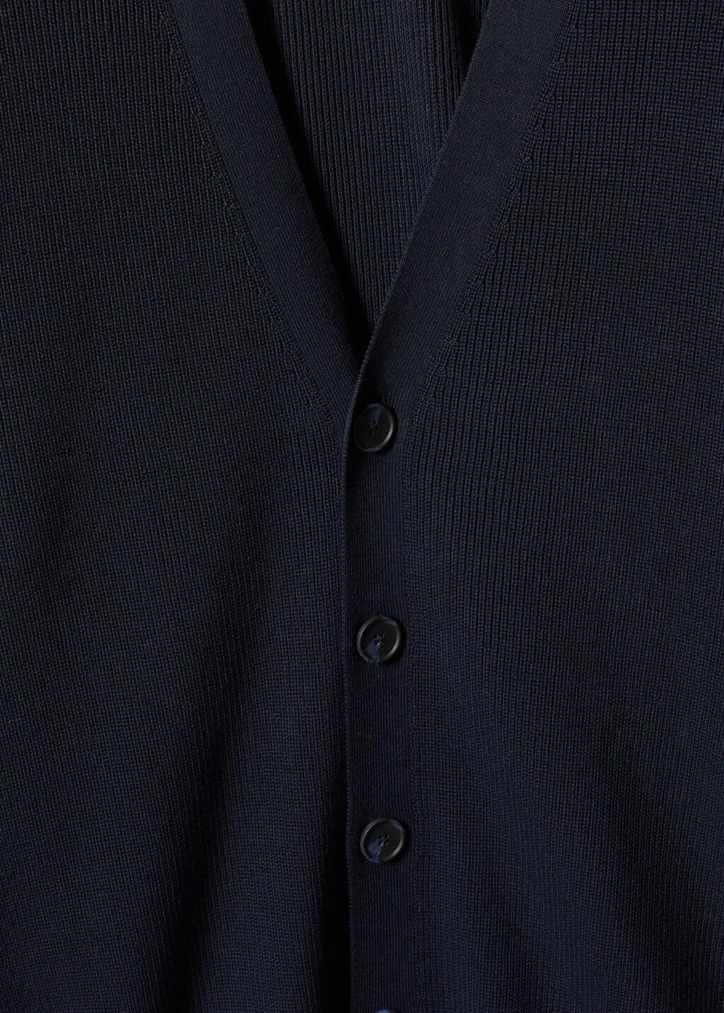 Structured cotton cardigan - Details of the article 8