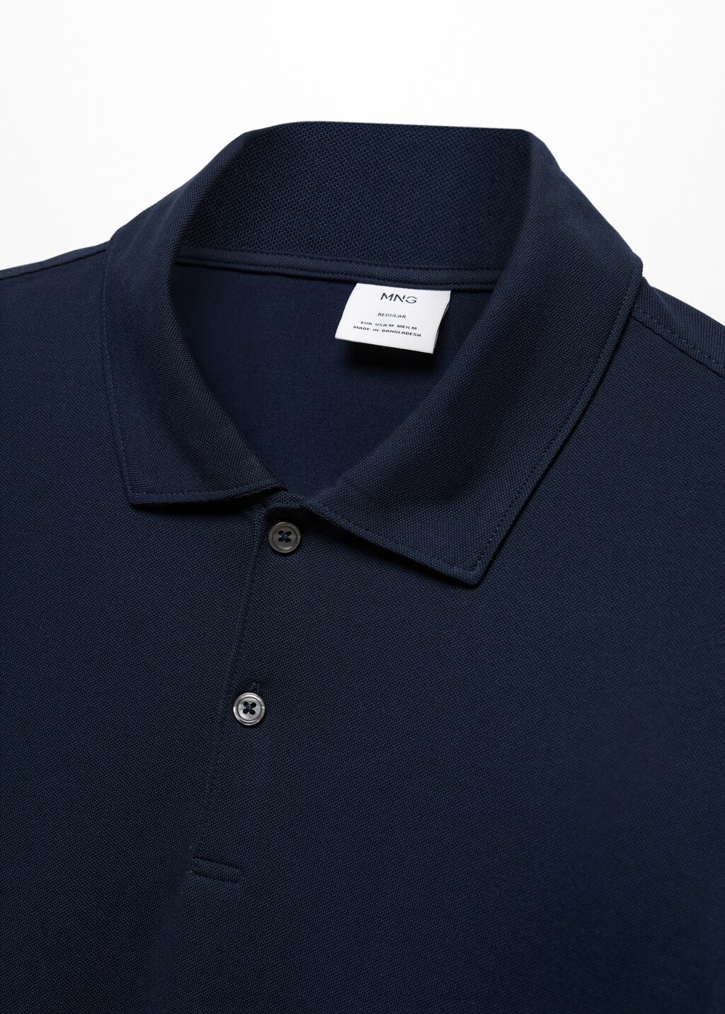 Long sleeves cotton polo - Details of the article 8