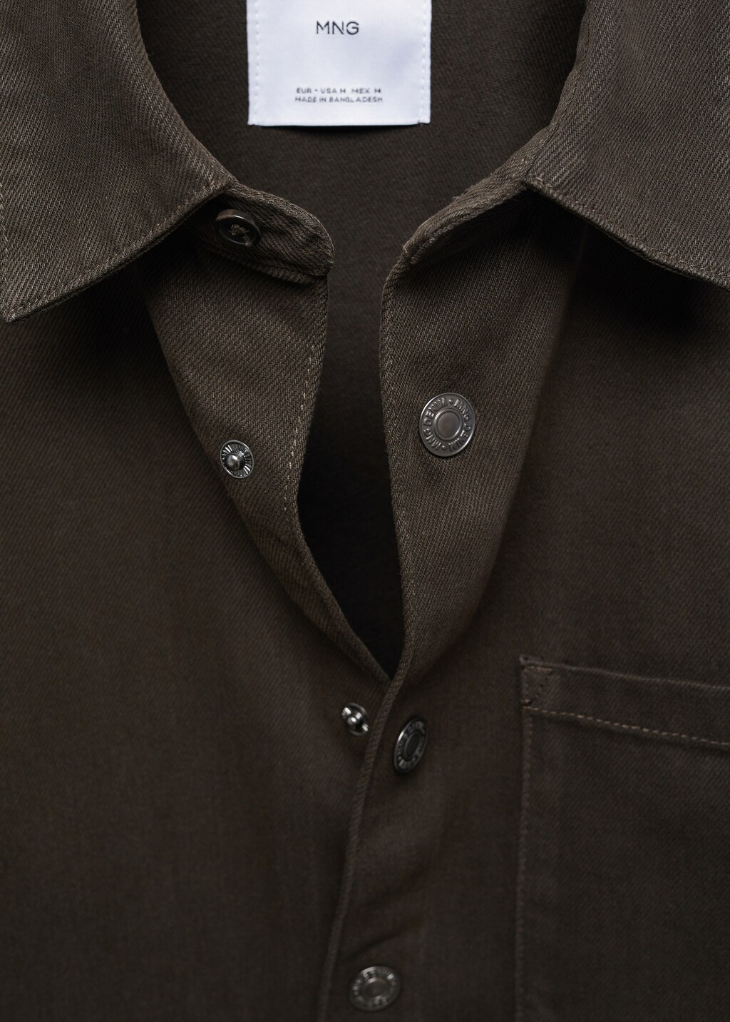 Pocket denim overshirt - Details of the article 8