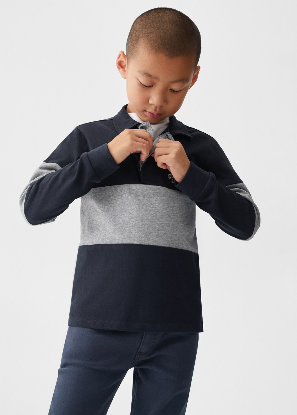 Polo style sweater - Medium plane