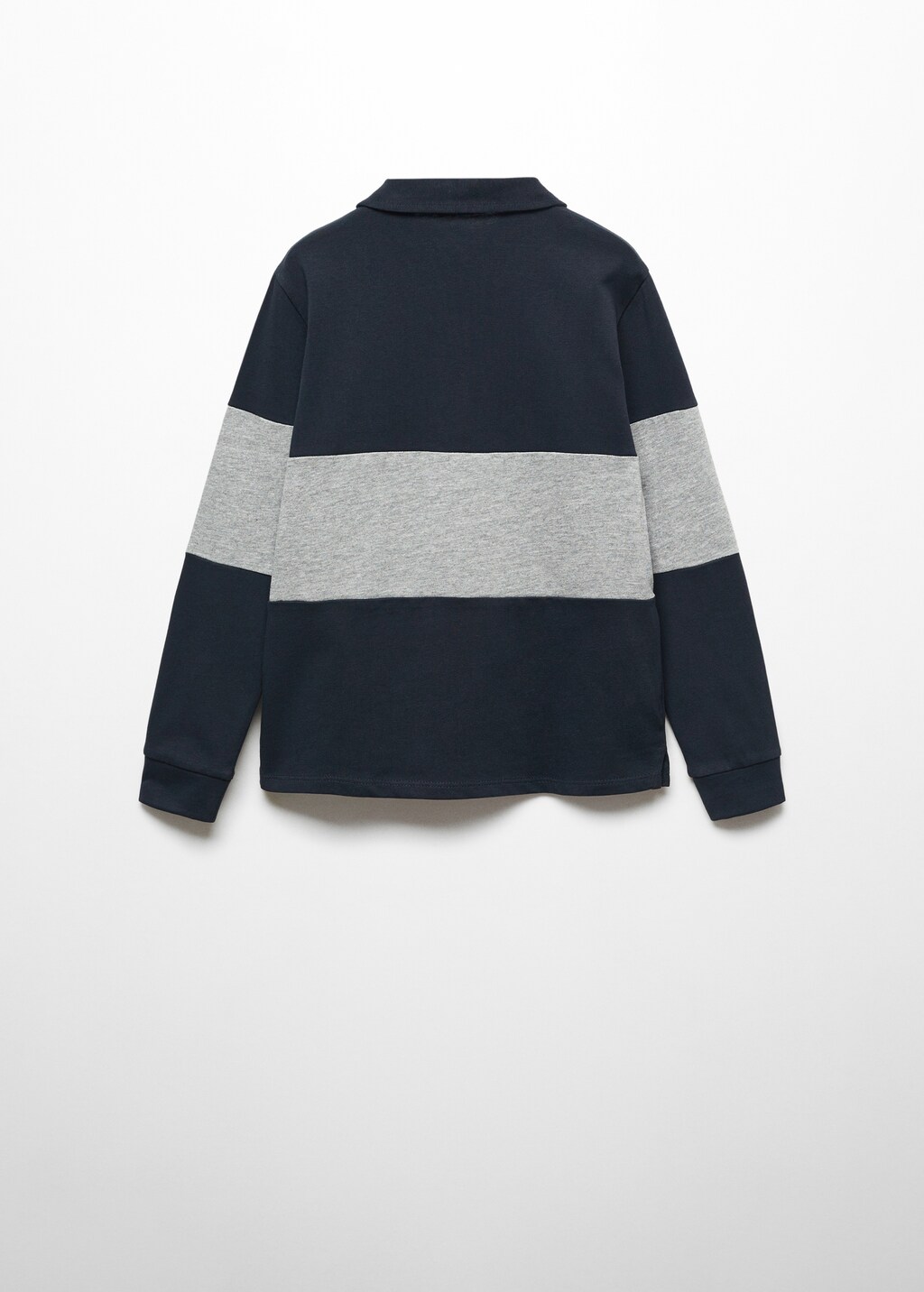 Polo style sweater - Reverse of the article