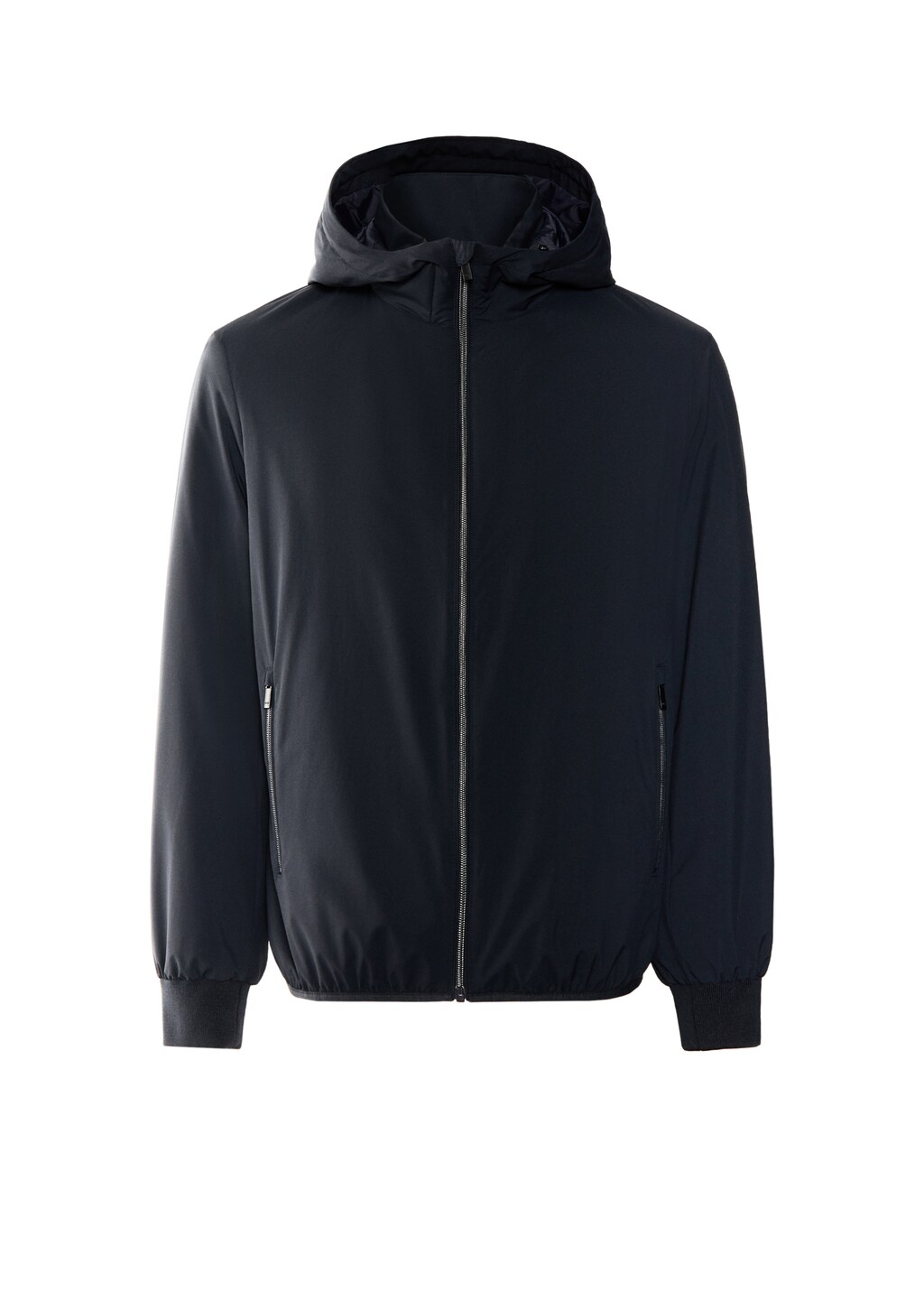 Water-repellent hooded quilted jacket - Article without model