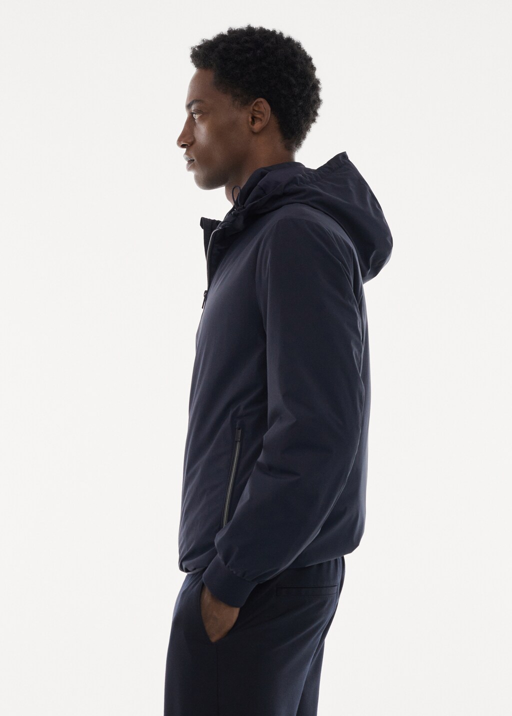 Water-repellent hooded quilted jacket - Details of the article 2