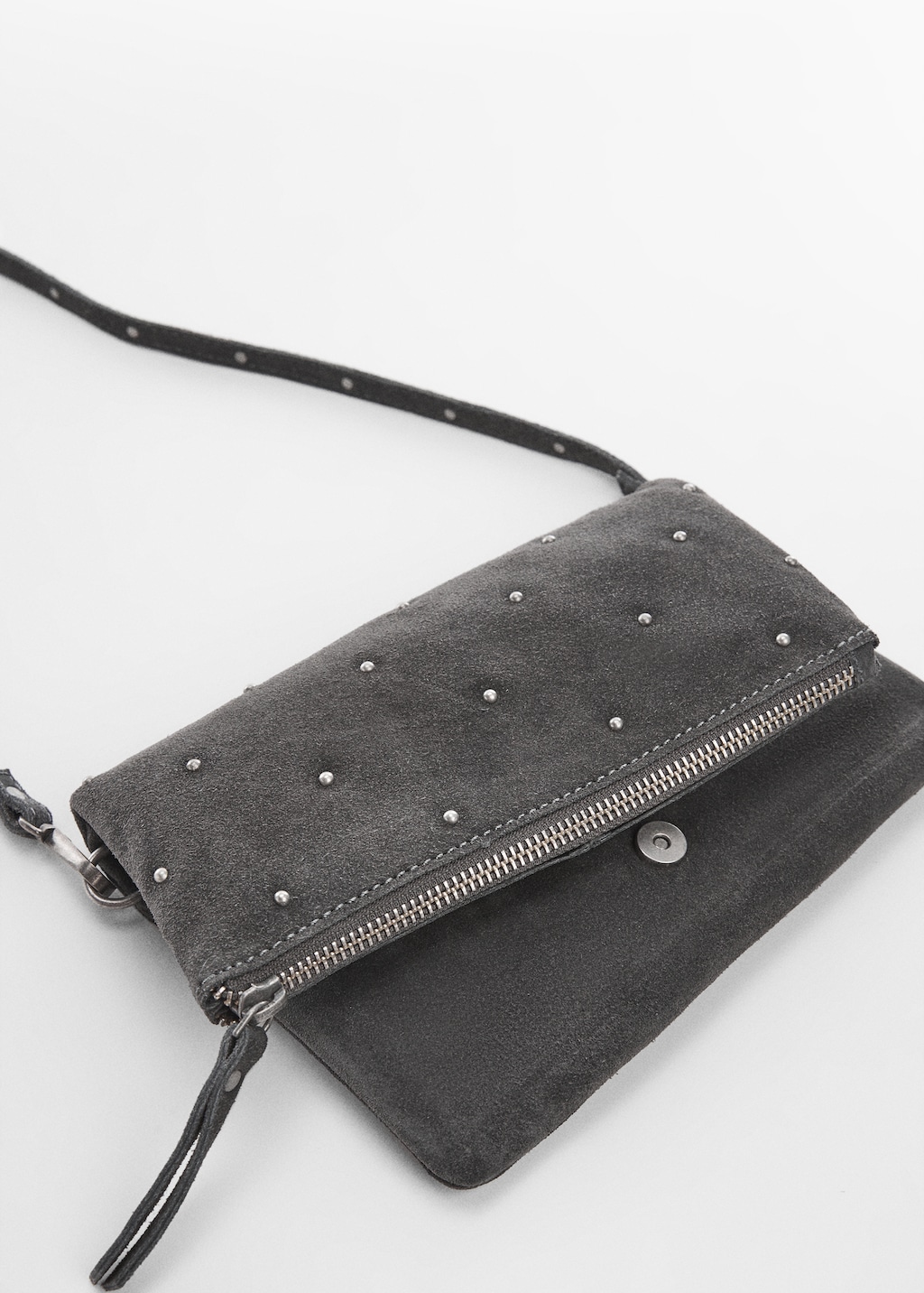 Cross-body suede bag - Details of the article 1