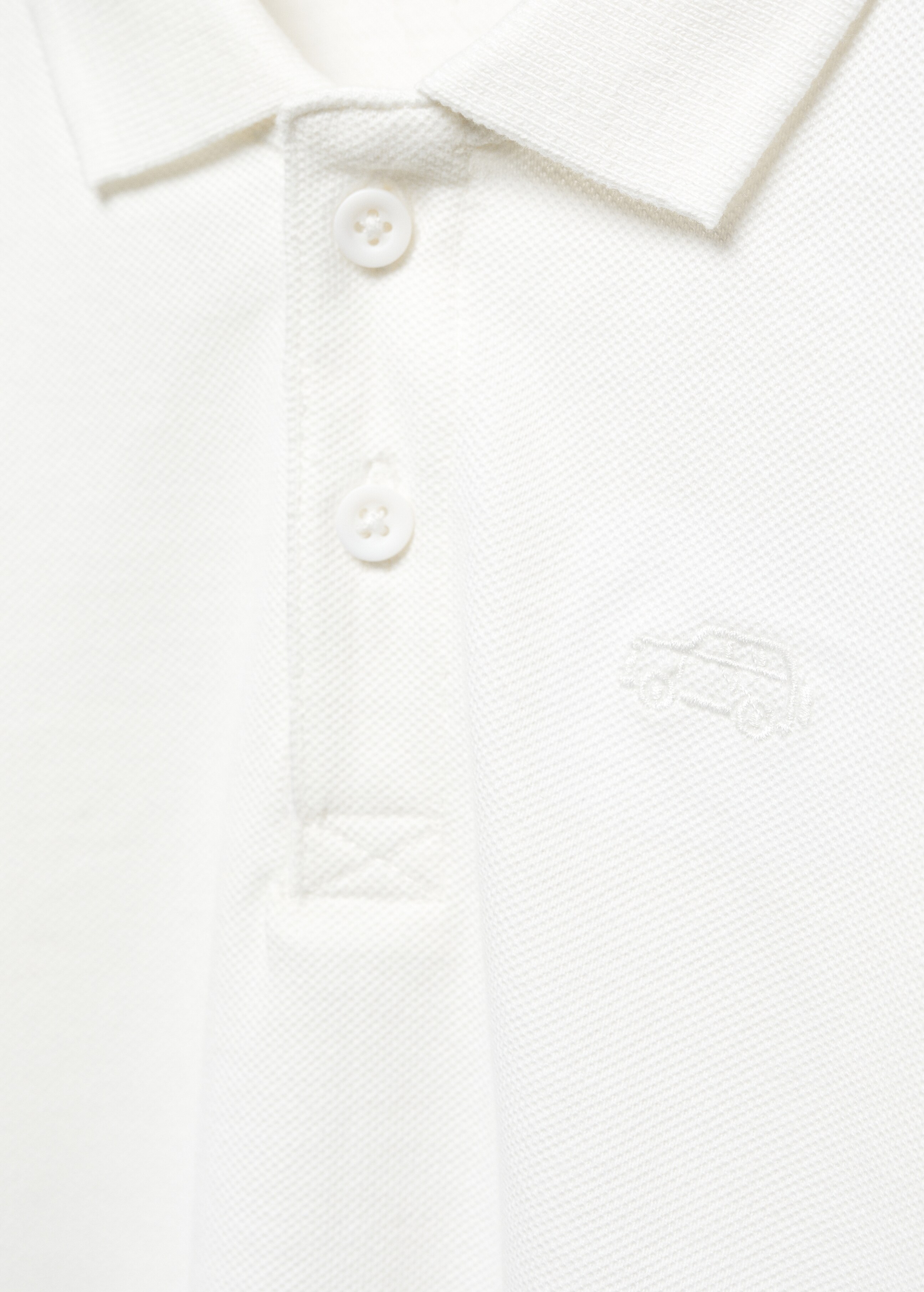 Long sleeves cotton polo - Details of the article 8