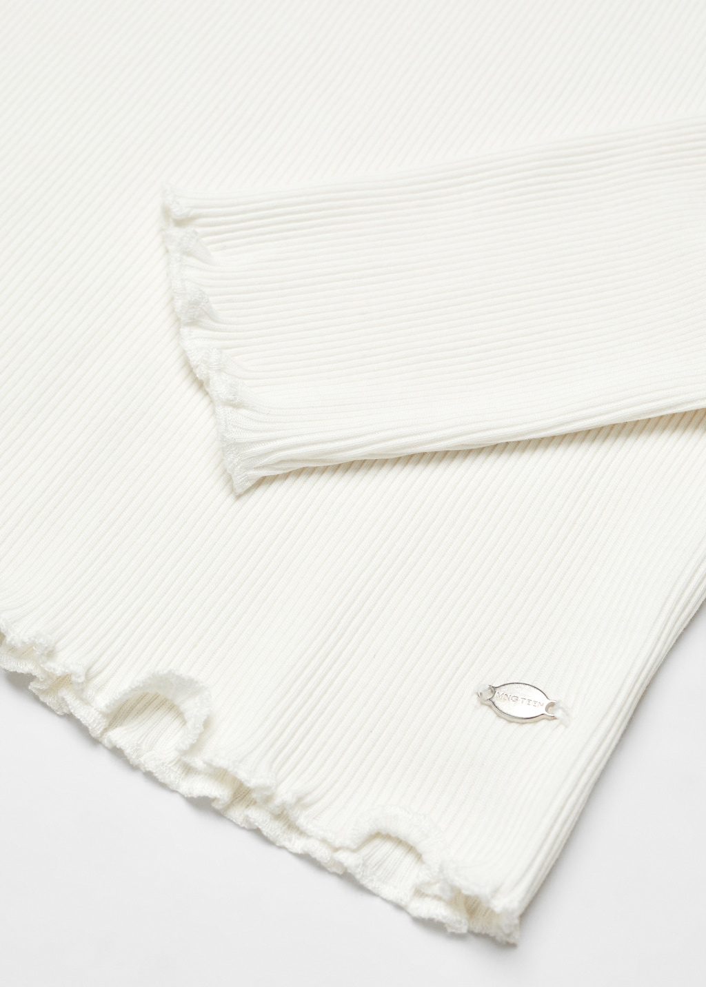 Long sleeve cotton t-shirt - Details of the article 8