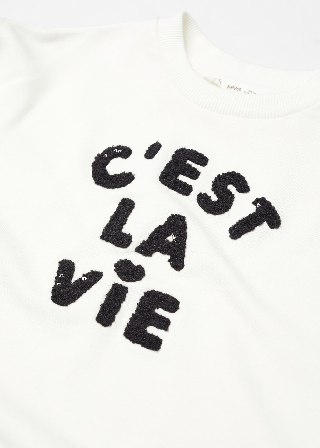 Printed message sweatshirt - Details of the article 8