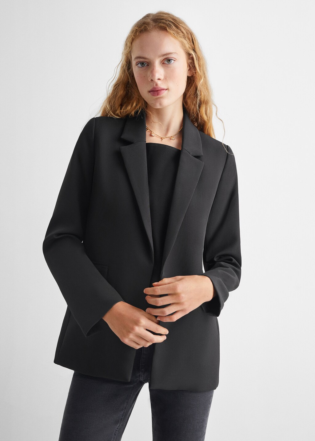 Fitted suit jacket - Medium plane