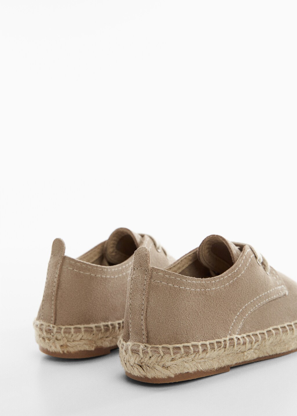 Laces suede espadrilles - Details of the article 1