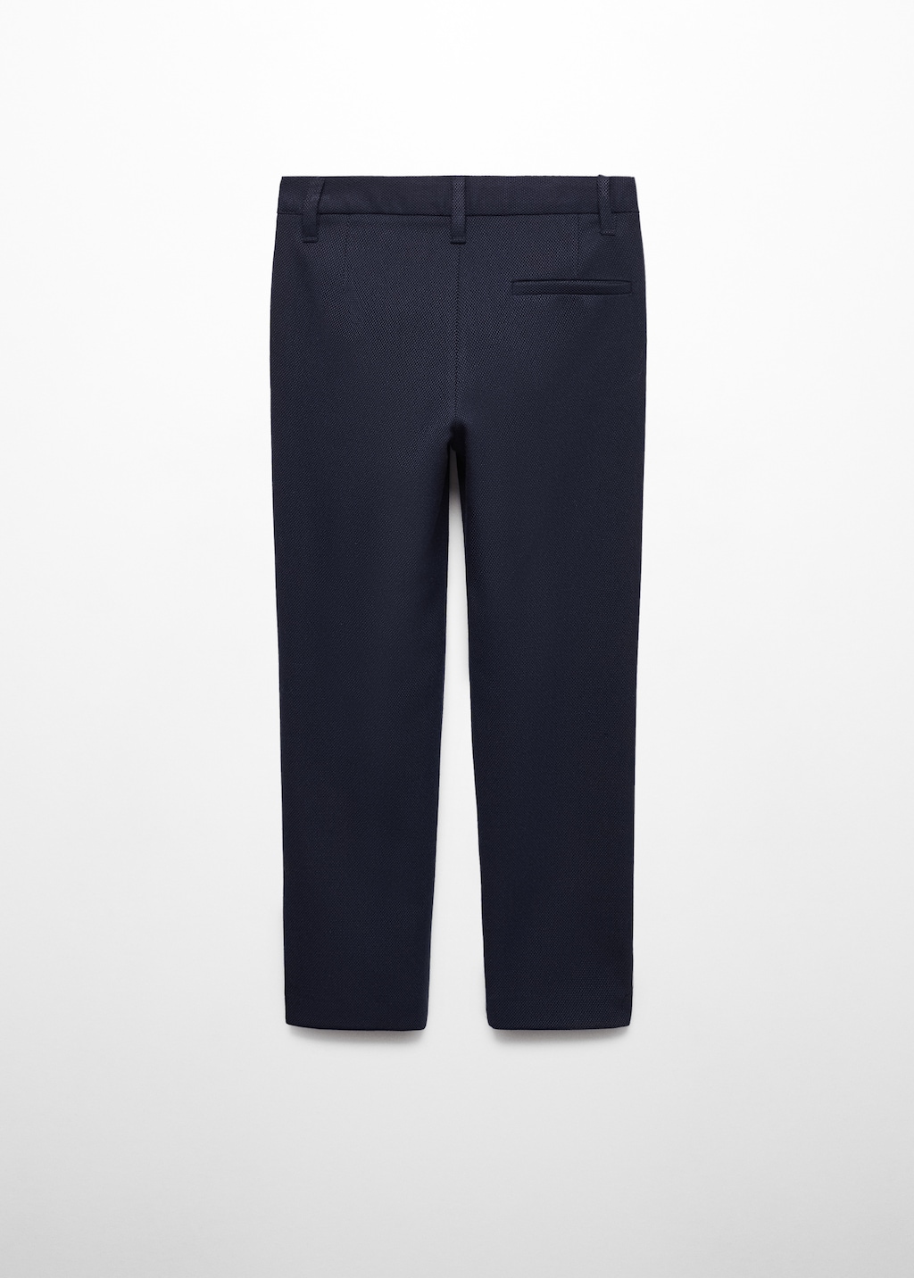 Straight suit trousers - Reverse of the article