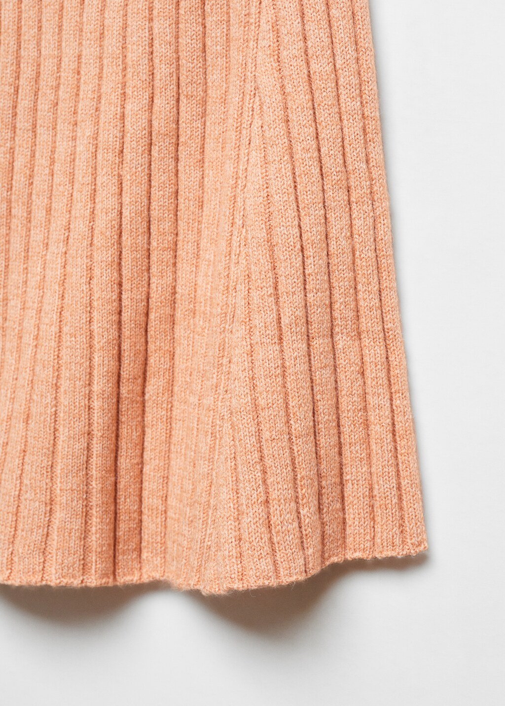 Flared ribbed skirt - Details of the article 8