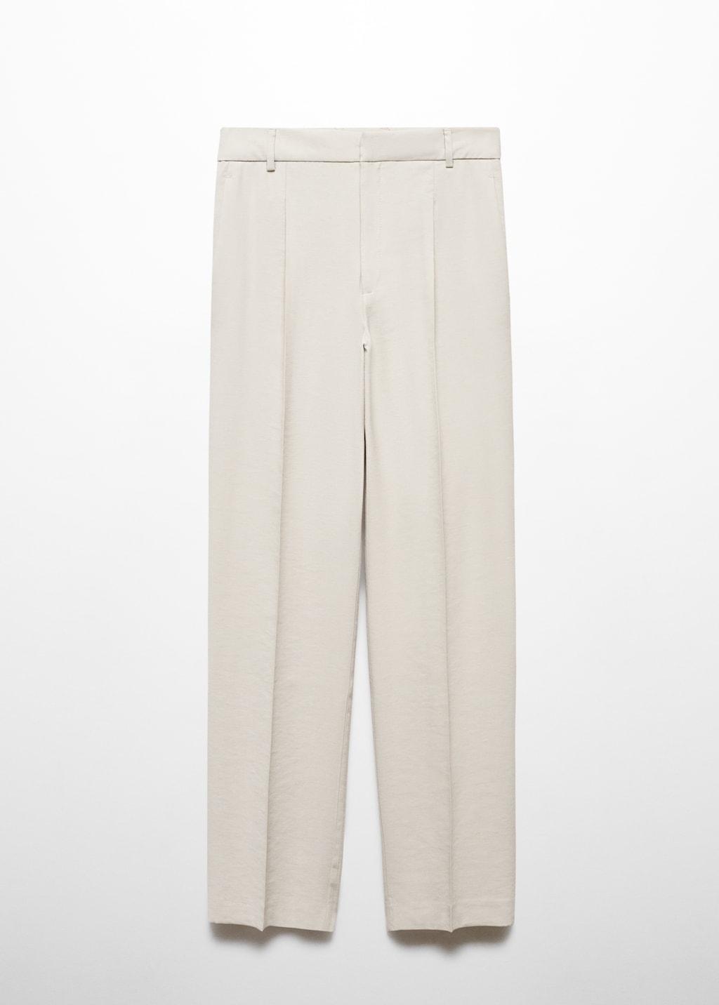 Pleated straight-fit pants - Article without model