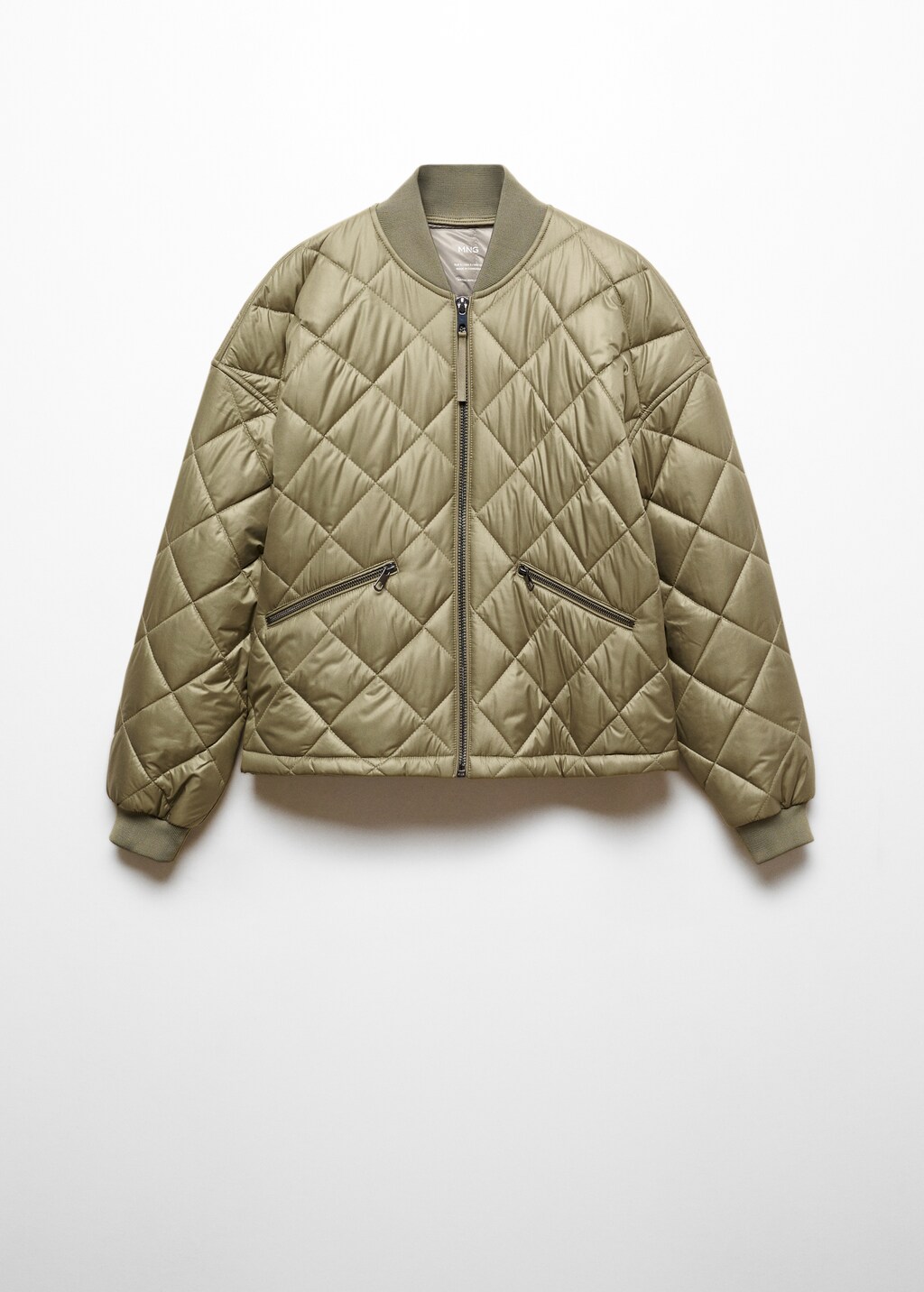 Waterproof quilted bomber jacket - Article without model