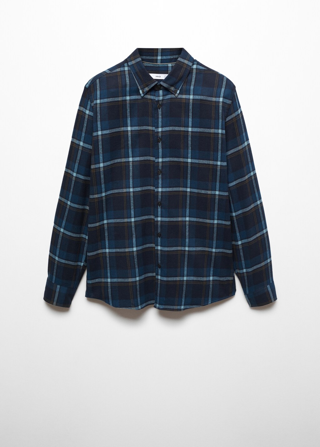 Regular fit checked flannel shirt - Article without model