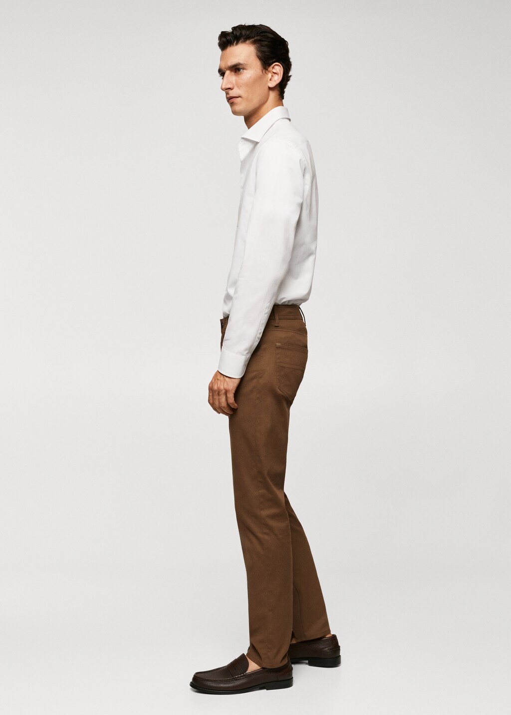 100% cotton slim fit shirt - Details of the article 2