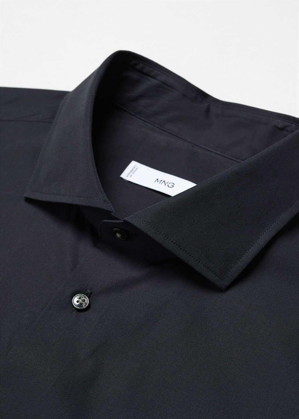 Slim Fit-Hemd aus 100 % Baumwolle - Detail des Artikels 8