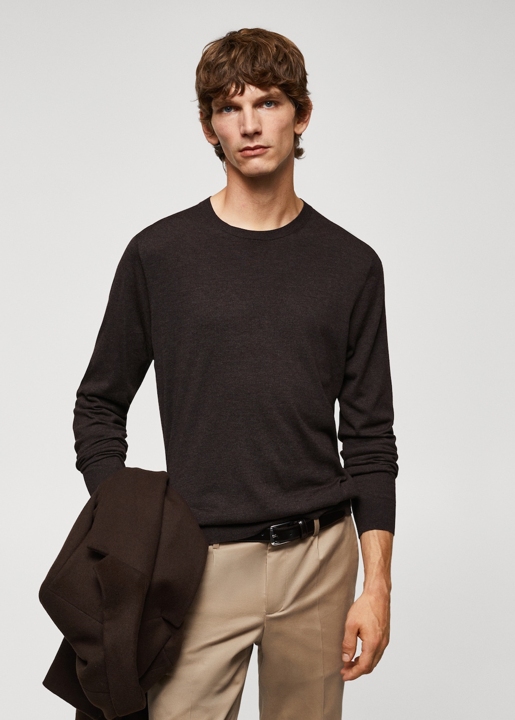 Fine modal-silk sweater - Medium plane