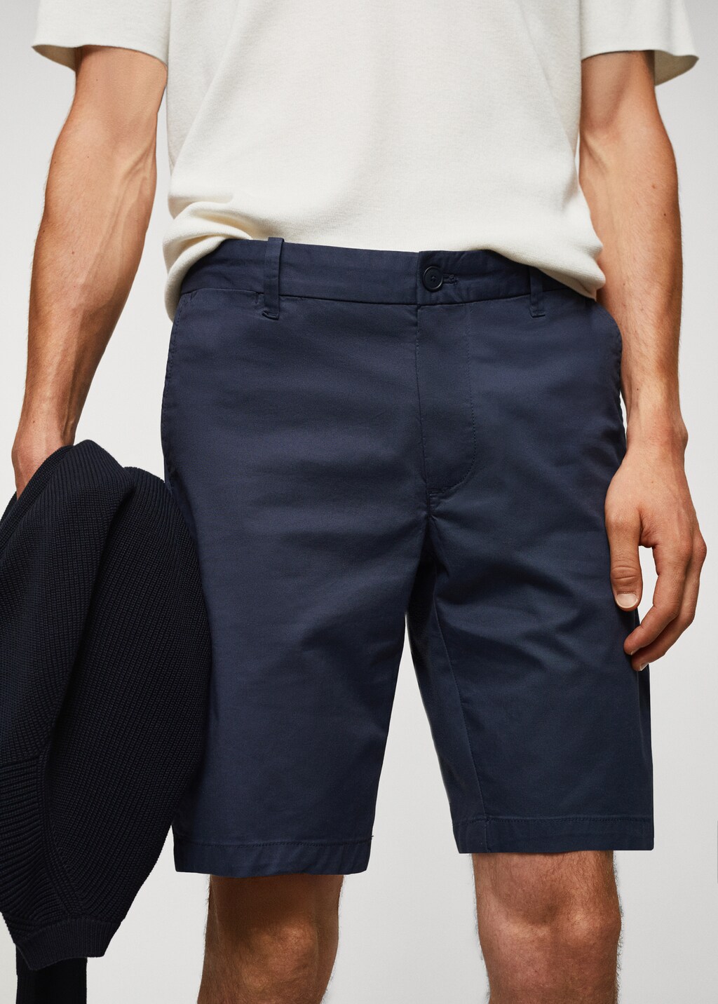 Bermuda slim-fit chino coton - Détail de l'article 1