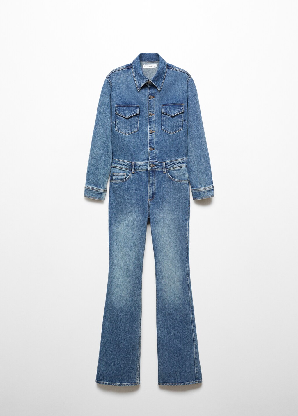 Lange denim jumpsuit - Artikel zonder model