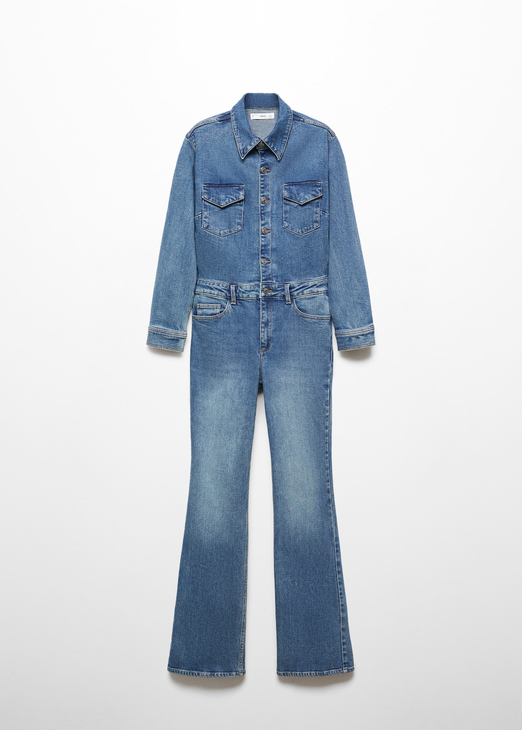 Langer Jeans-Jumpsuit - Artikel ohne Model