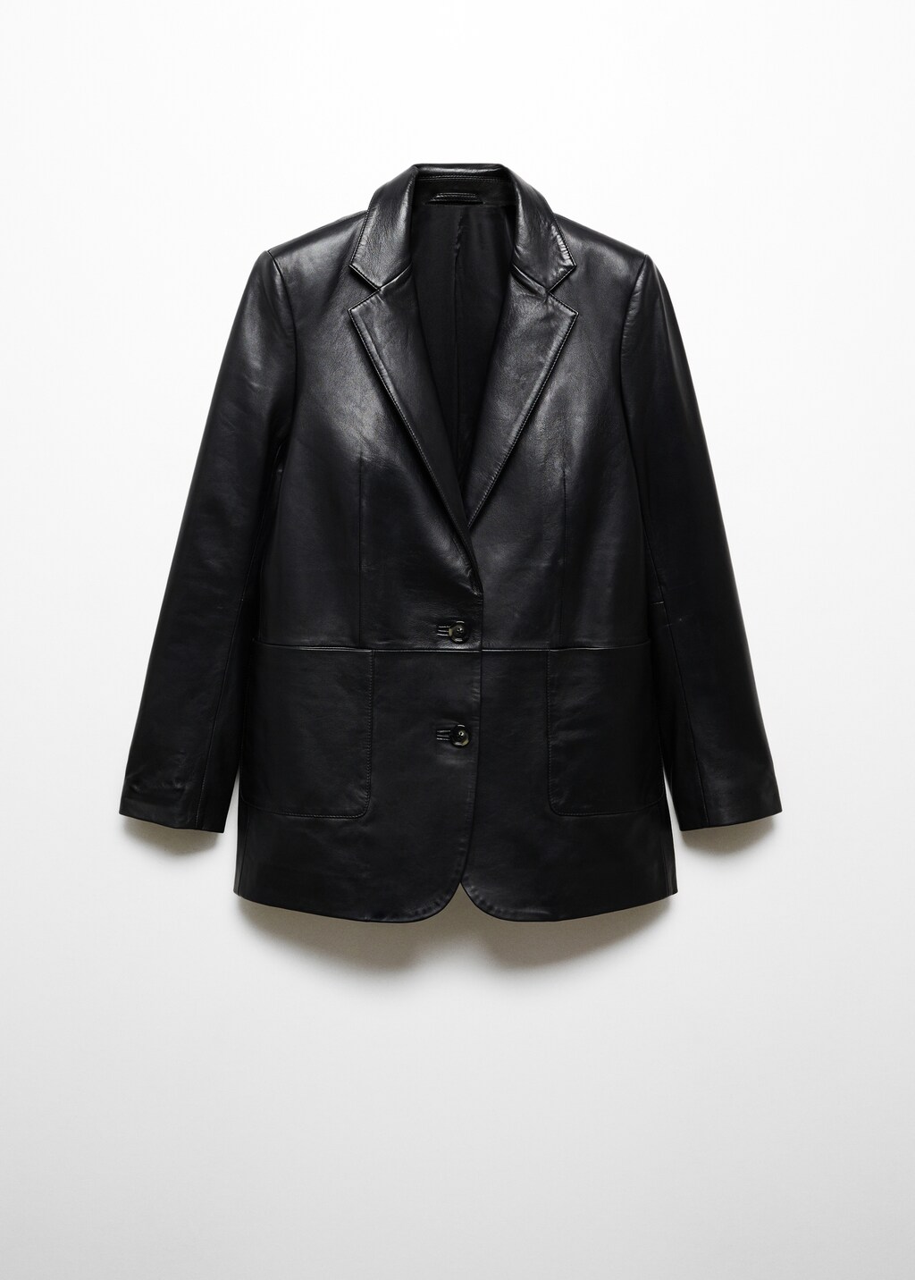 Leather jacket with pockets - Article without model