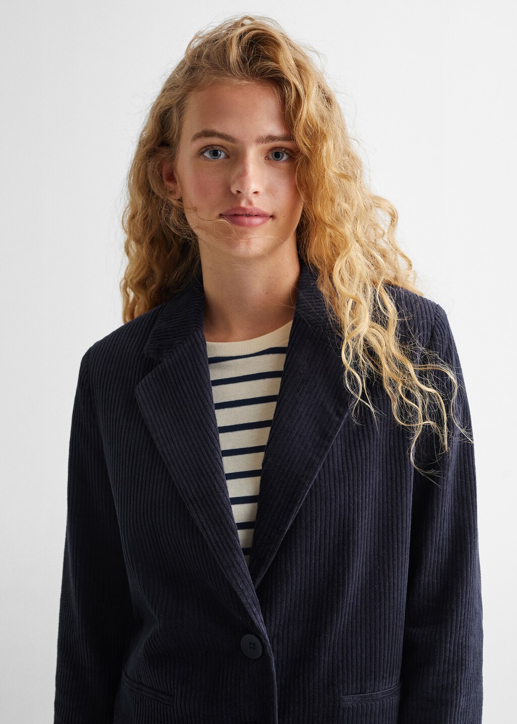 Corduroy suit jacket - Details of the article 1