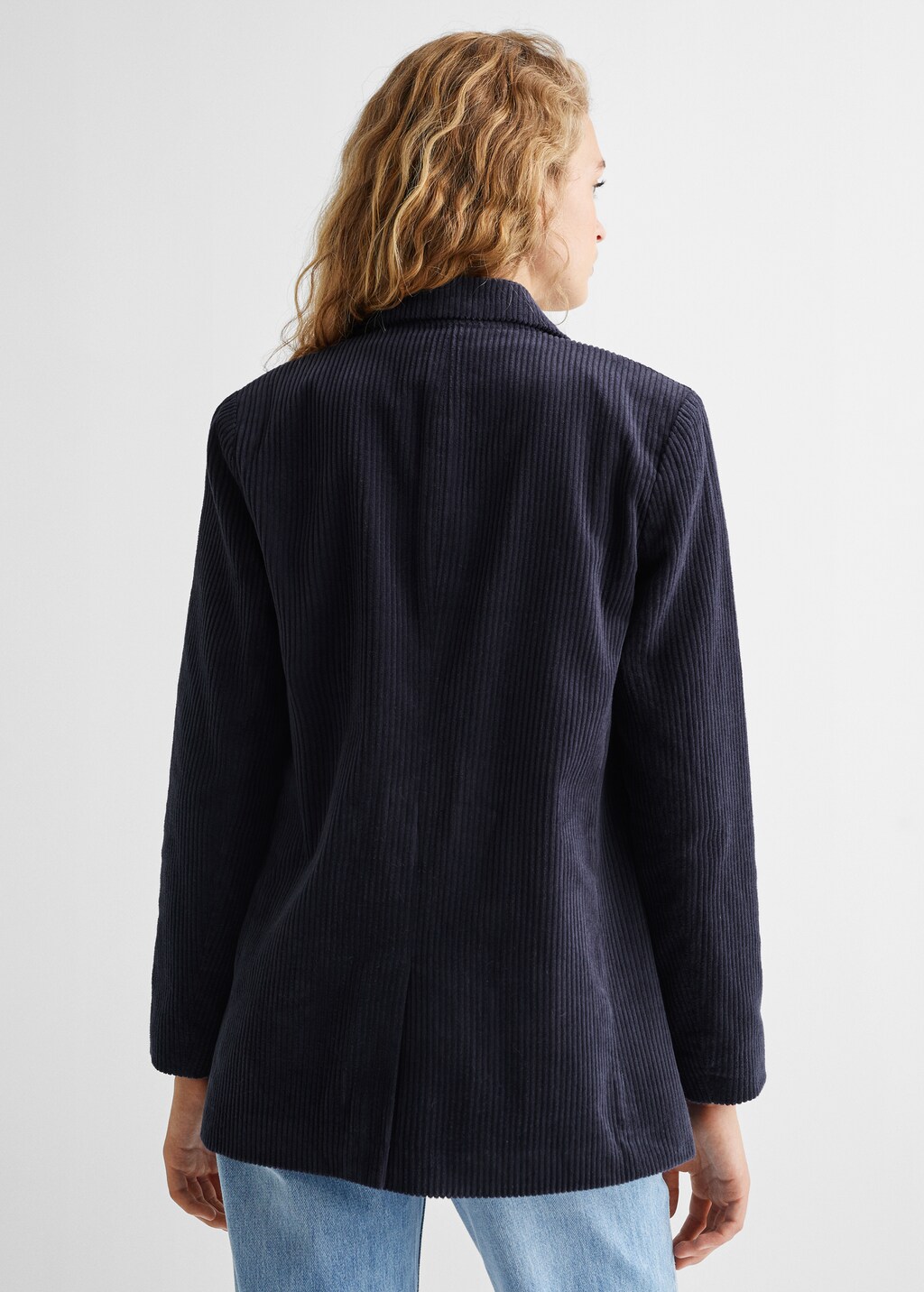 Corduroy suit jacket - Reverse of the article