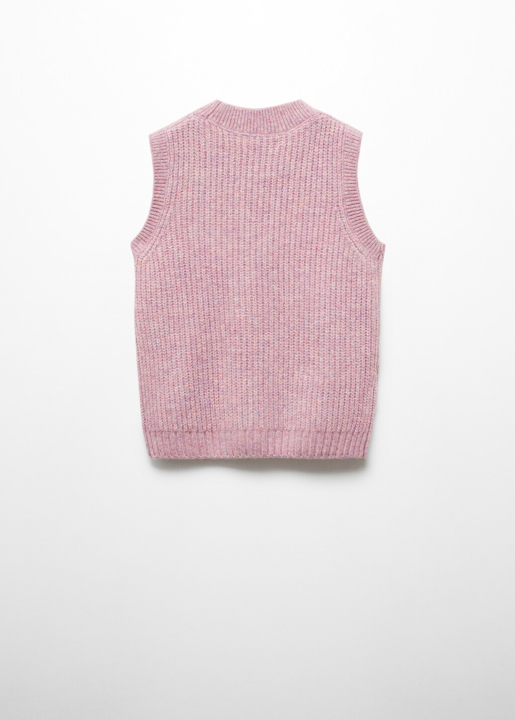 Knitted gilet - Reverse of the article