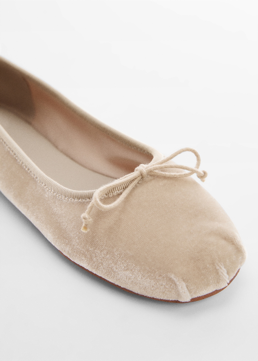 Ballet flats with velvet bow - Details of the article 2