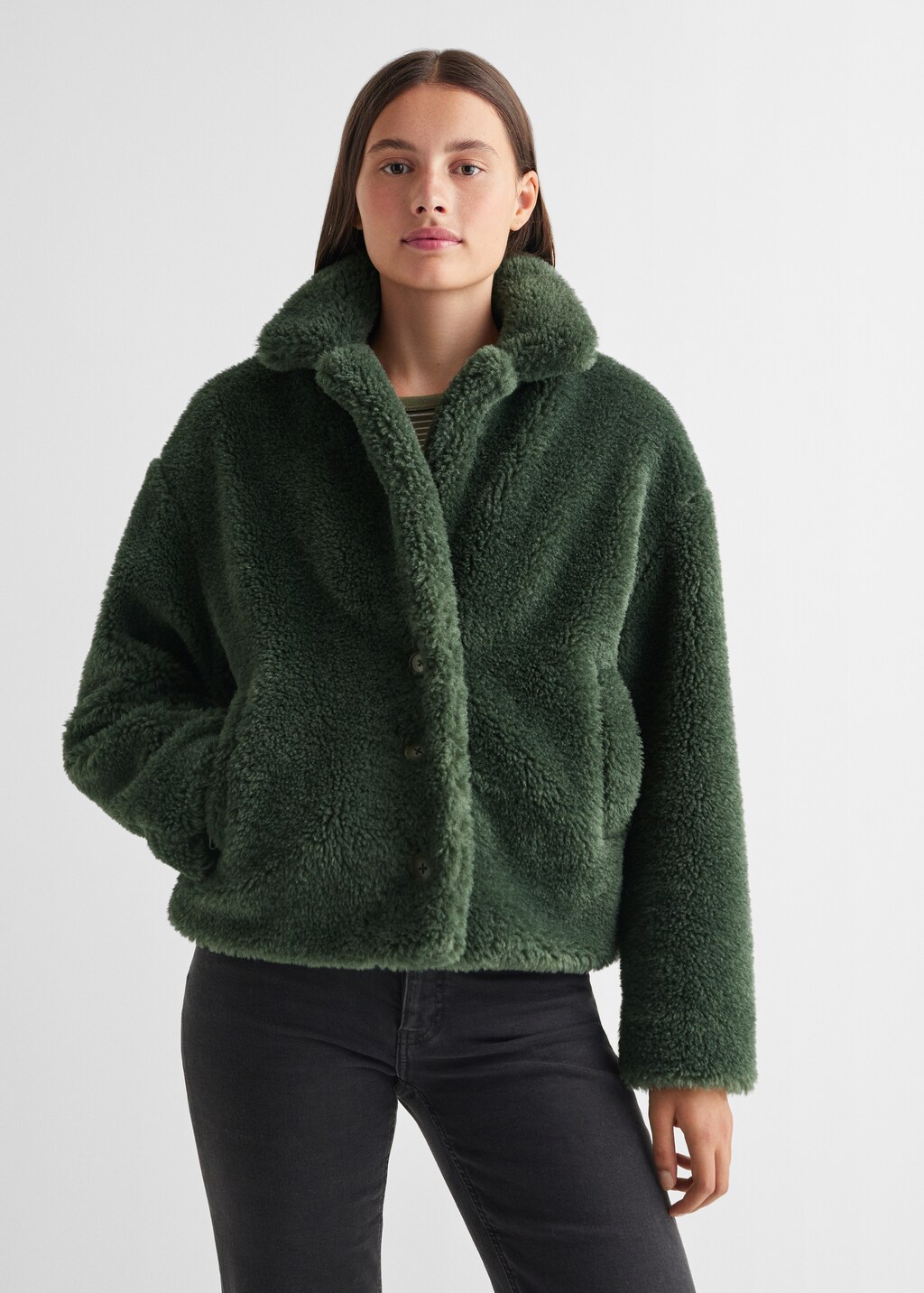 Fur-effect coat - Medium plane