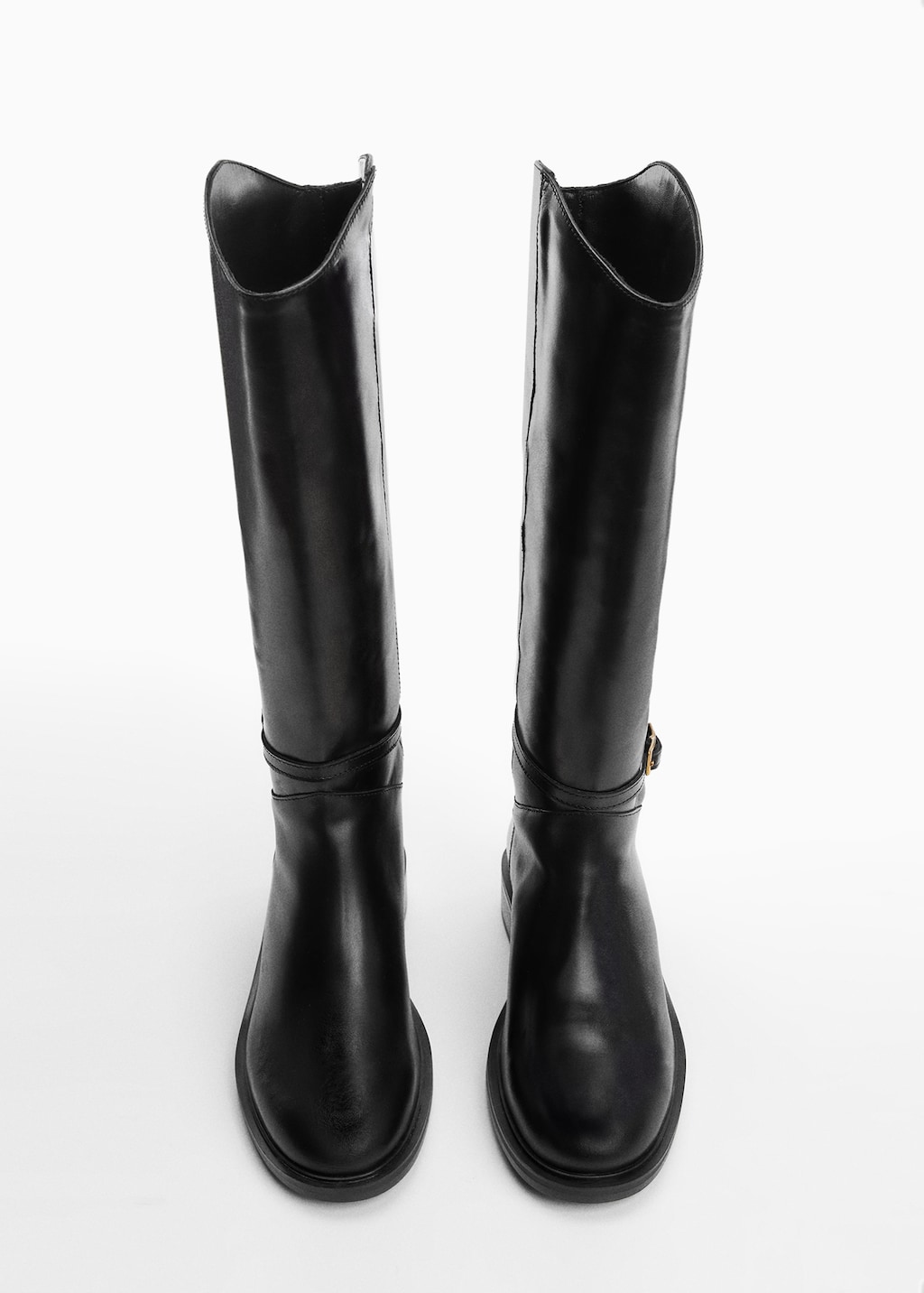 Buckles leather boots - Details of the article 3