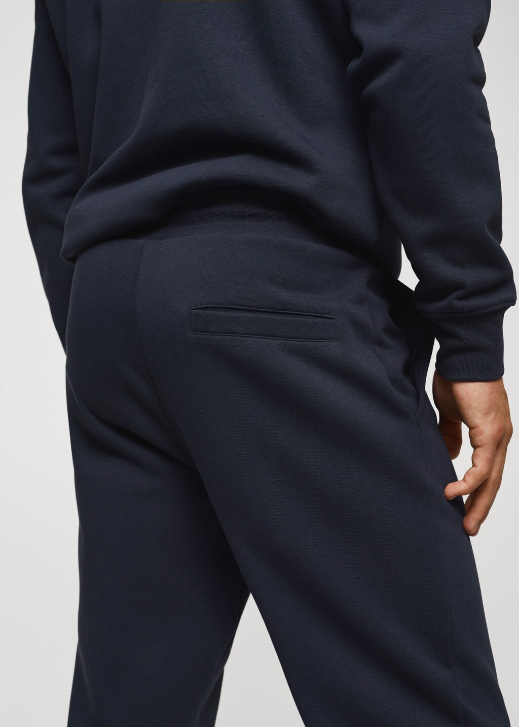 Cotton jogger-style trousers - Details of the article 2