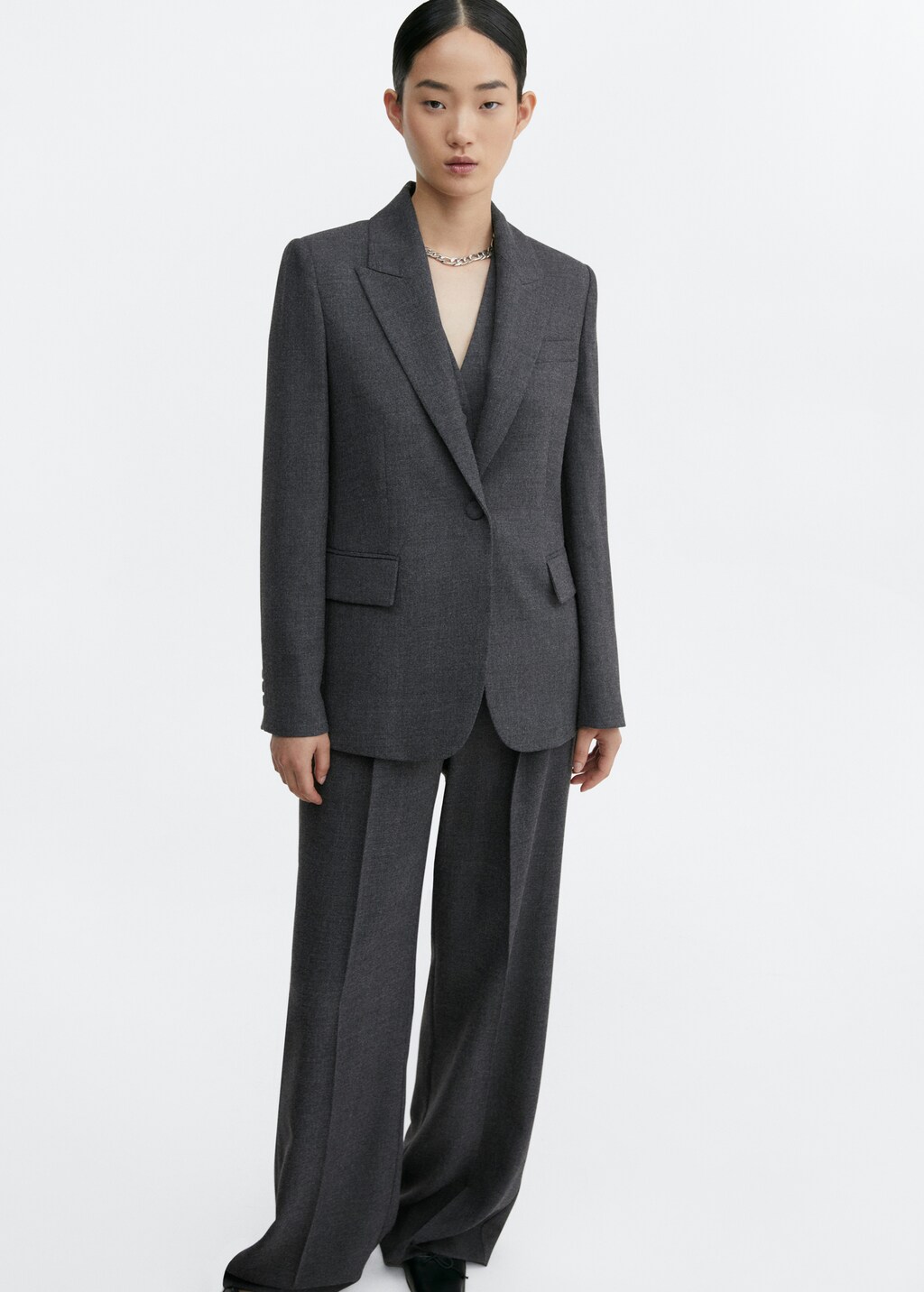 Structured suit blazer - Woman | MANGO OUTLET USA