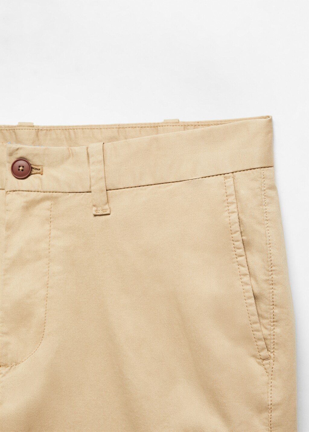 Slim-Fit-Bermudashorts im Chino-Stil aus Baumwolle - Detail des Artikels 8