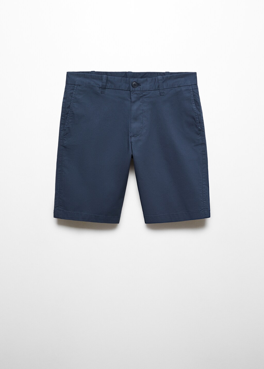 Slim-fit chino cotton bermuda shorts - Article without model