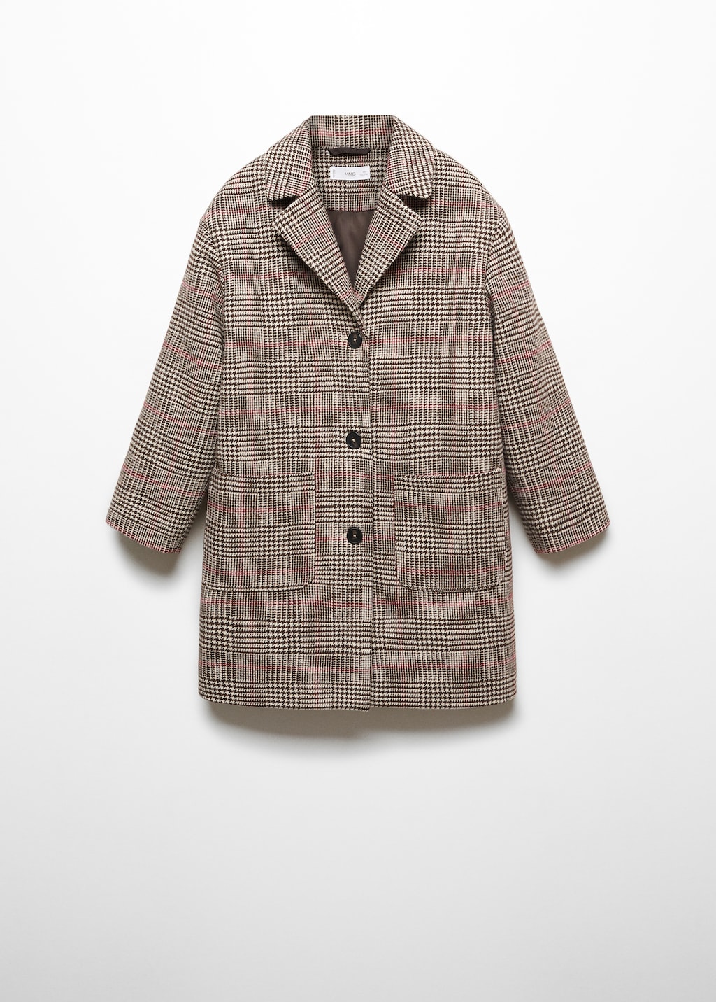 Checked overcoat - Article without model